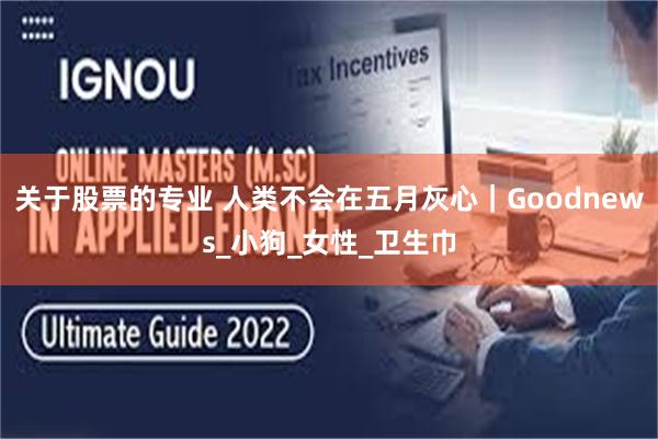 关于股票的专业 人类不会在五月灰心｜Goodnews_小狗_女性_卫生巾