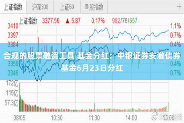 合规的股票融资工具 基金分红：中银证券安澈债券基金6月23日分红